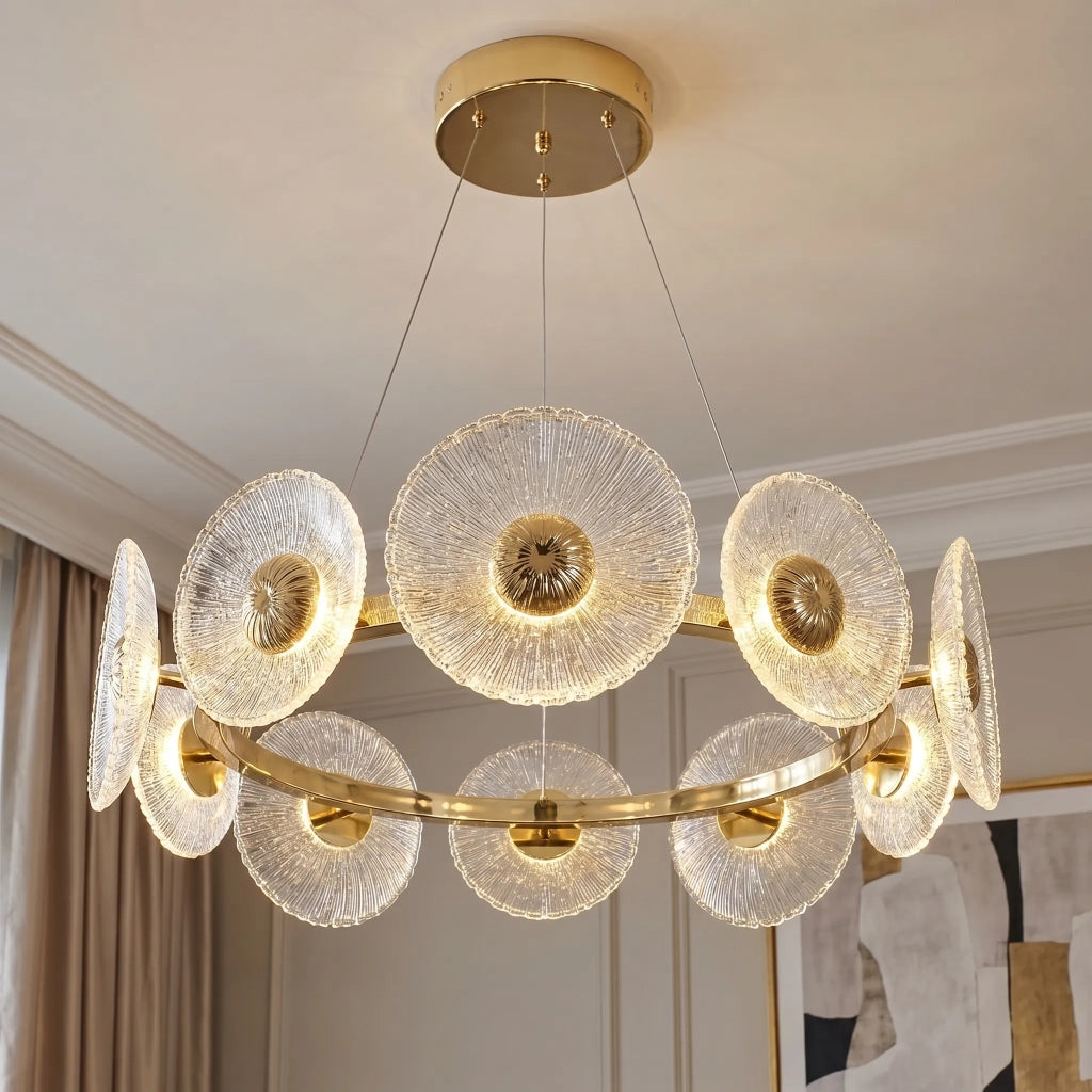 Lampada A Sospensione Da Soffitto Swe071-cp 60cm Gold