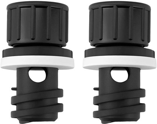 Doppio Kit di Fuga di Caffè in Sostituzione - 2 Pezzi - Diametro 33 mm - Lunghezza 60,5 mm - Materiale Serrato ABS+Silicone - Compreso Gommino di Protezione