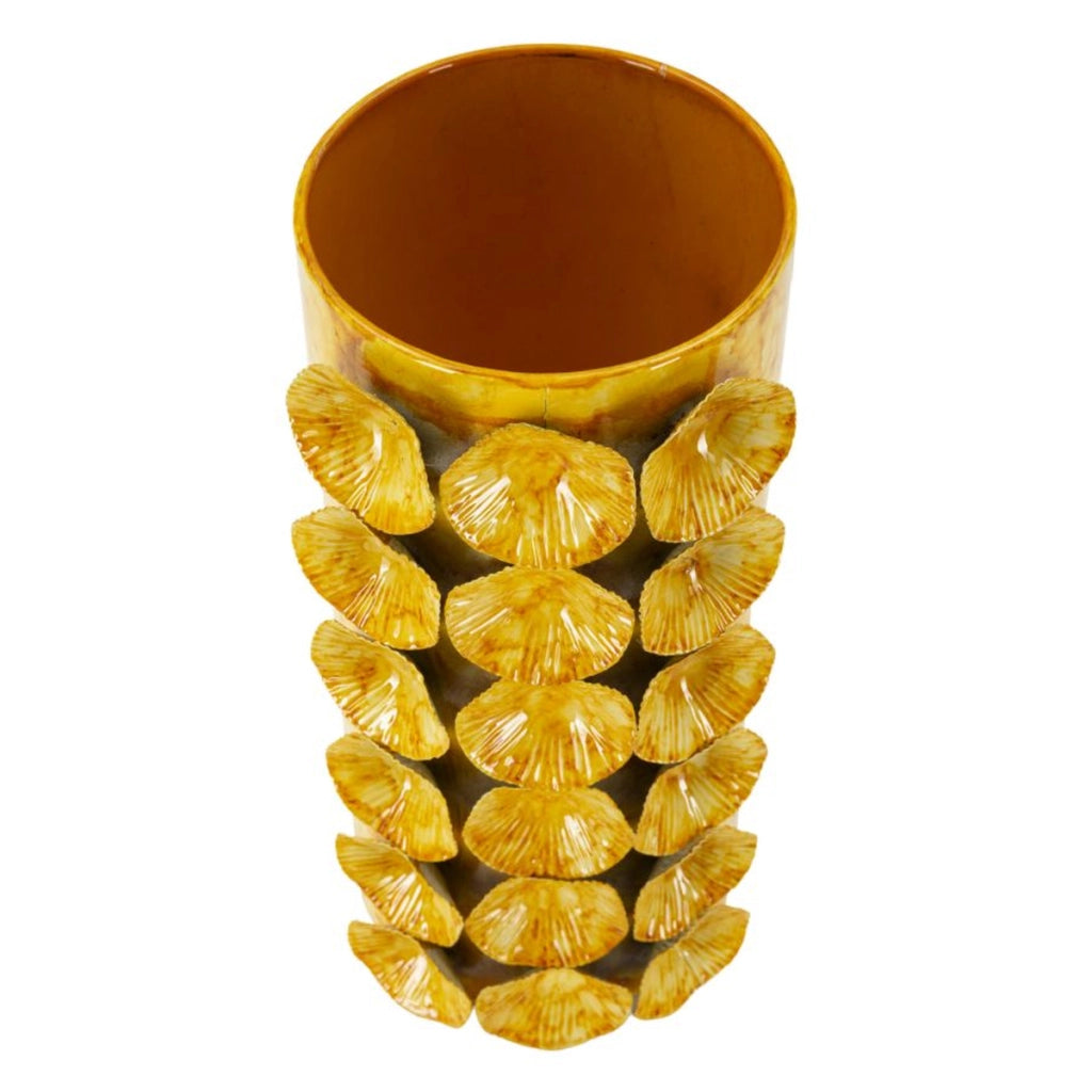 Vaso Decorativo VKH853, Verde, Metallo, 16x15x33 cm