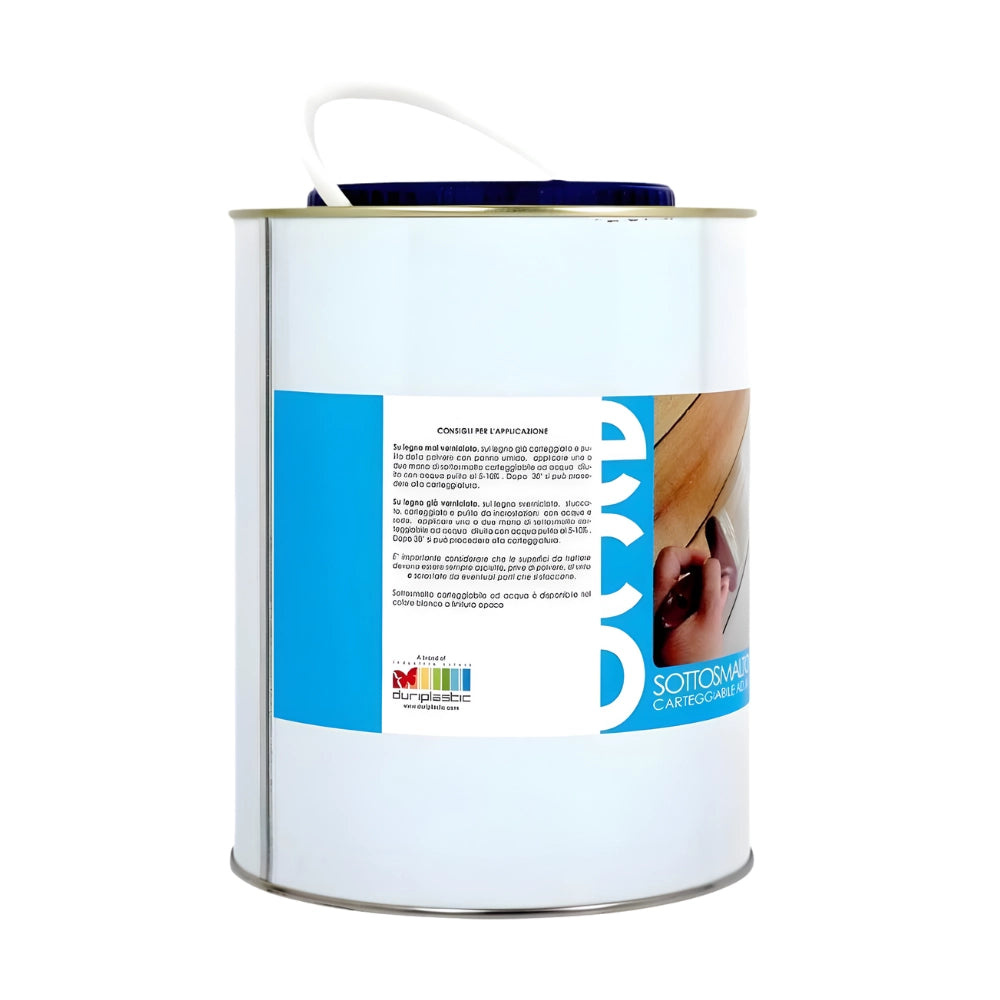 Ecolux sottosmalto acrilico fondo riempitivo legno bianco *** formato 2.5 lt, confezione 1