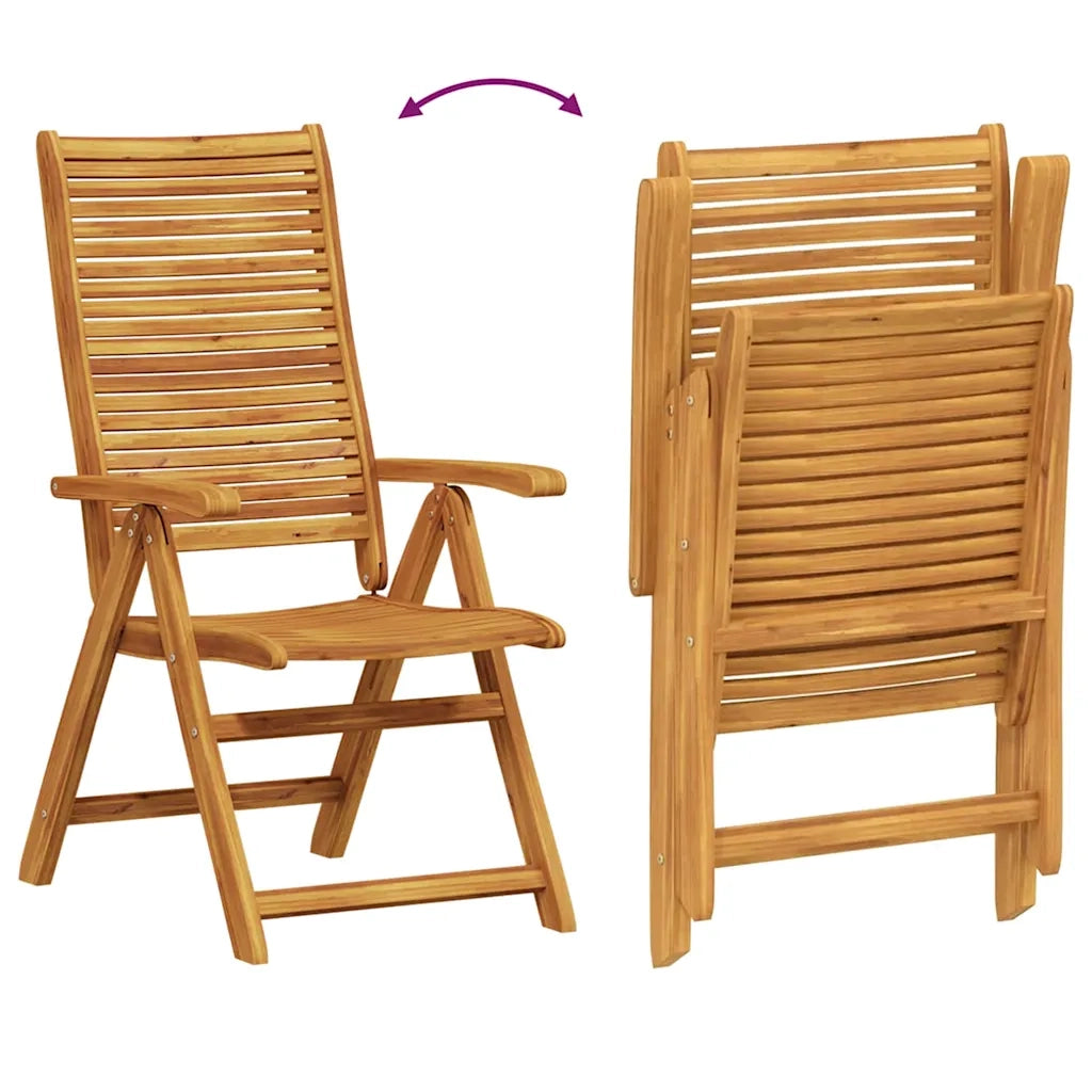 Set da Pranzo per Giardino 7 pcs Marrone 3375719