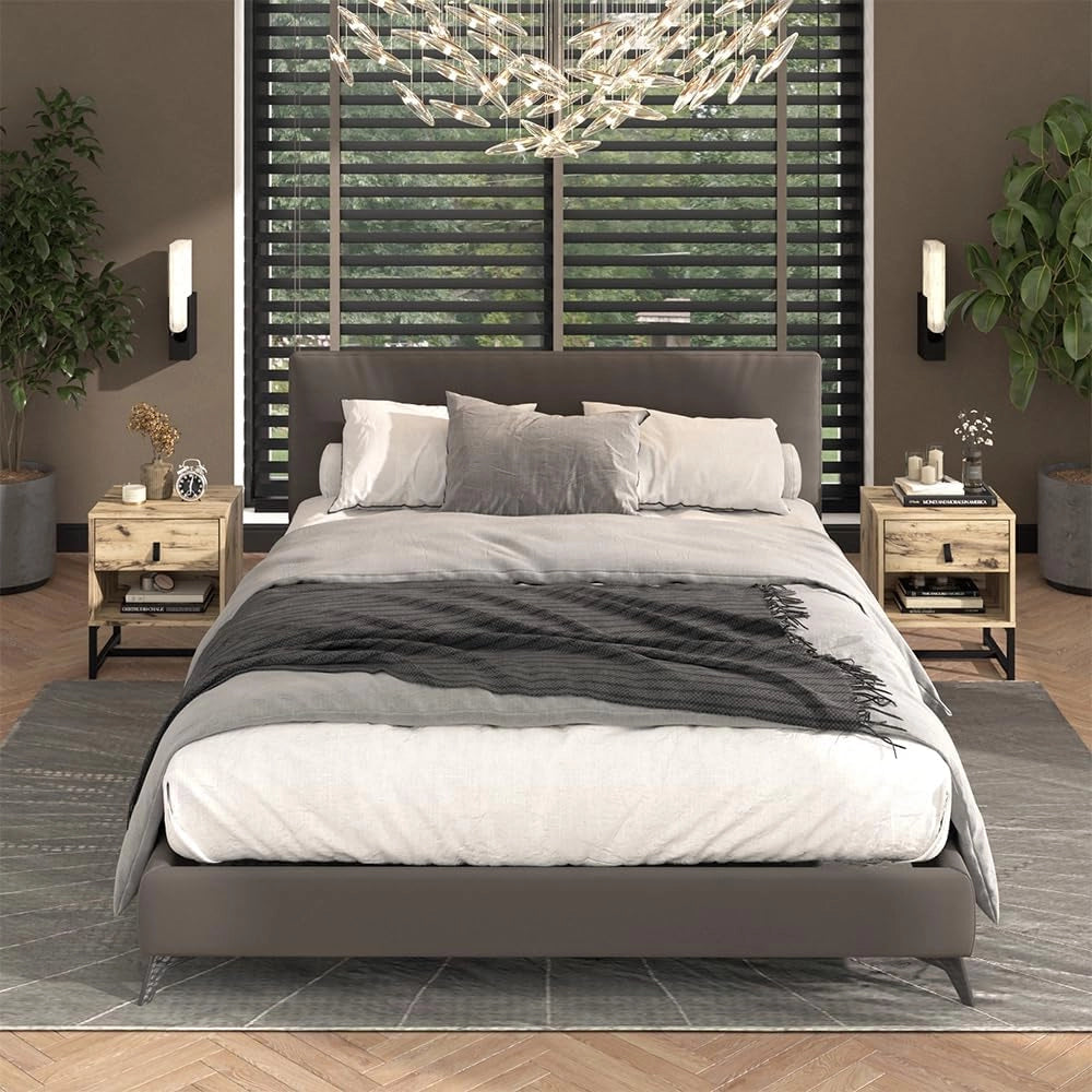 Comodino Ezra, Rovere, 39 x 47 cm Set di 2