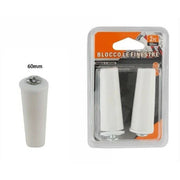 Trade Shop - Set 2 Piedini Blocca Finestra Porta Blocco Blocchi Fermi Per Finestre Da 60mm -