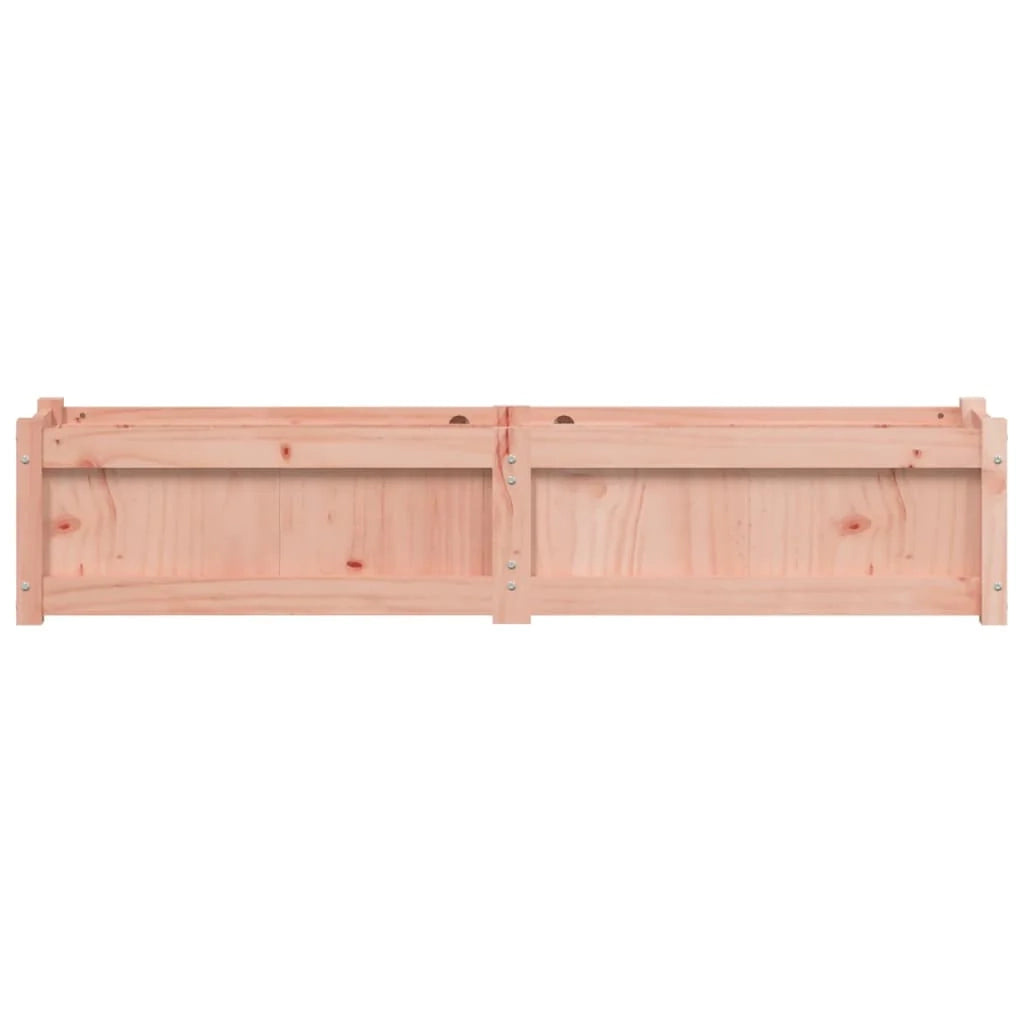 Vassoio per fioriera aiuola rialzata piante fiori giardino terrazze set di 2 legno massello douglas marrone 02_0039057