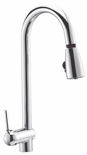 Rubinetto Cucina Miscelatore Monocomando Doccetta Estraibile Apell AP7090CR Cromato