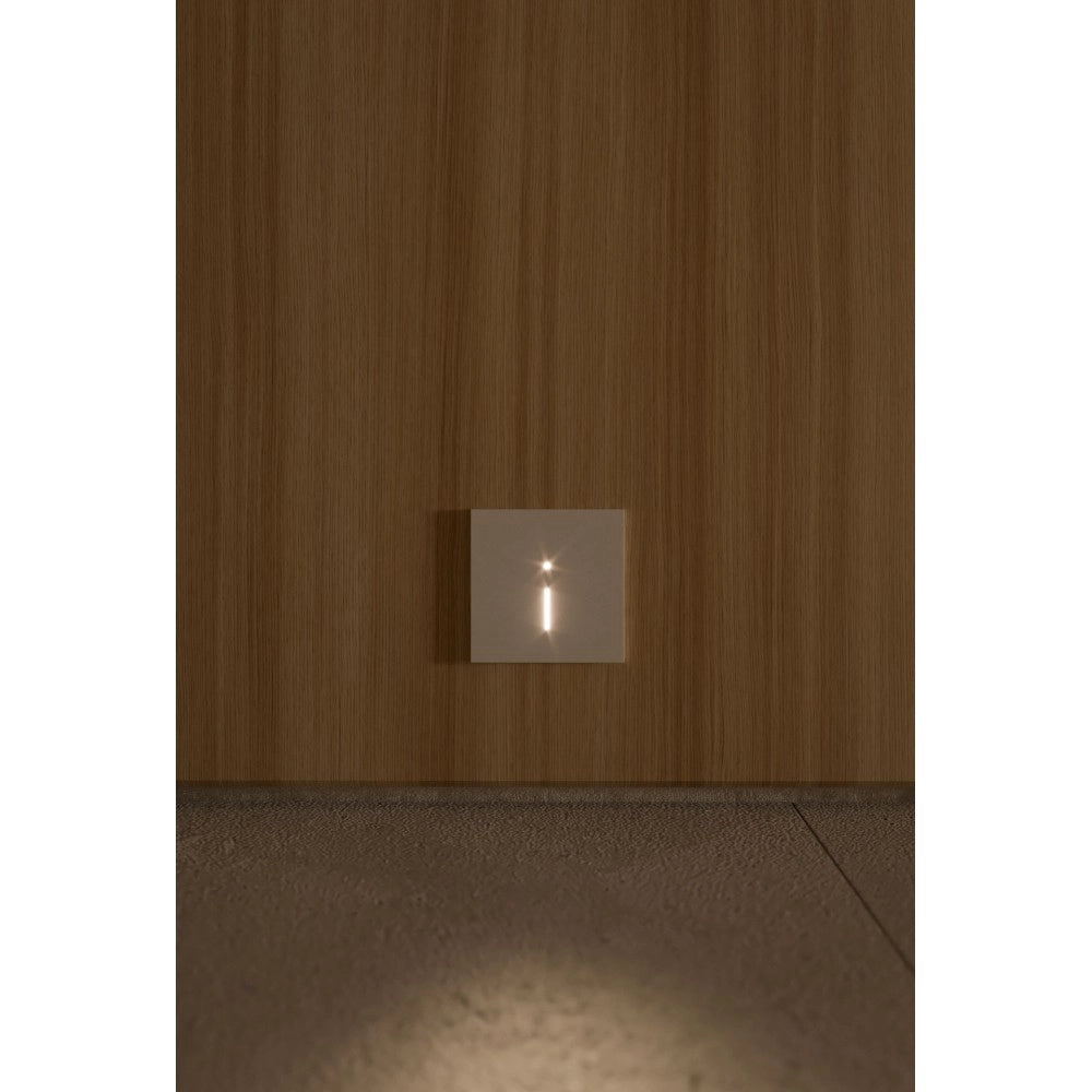 Beneito & Faure - Luce da incasso segnapasso LED Lao 1,5W - Sensore presenza e crepuscolare 2700K/3200K/4000K - Bianco e Nero