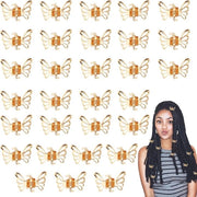 Clips per capelli in metallo a forma di farfalla reale con 30 pezzi - Clip per capelli miniatura con morsetto forte - Stile e eleganza - Accessori per capelli per donne - Adatti a tutte le occasioni