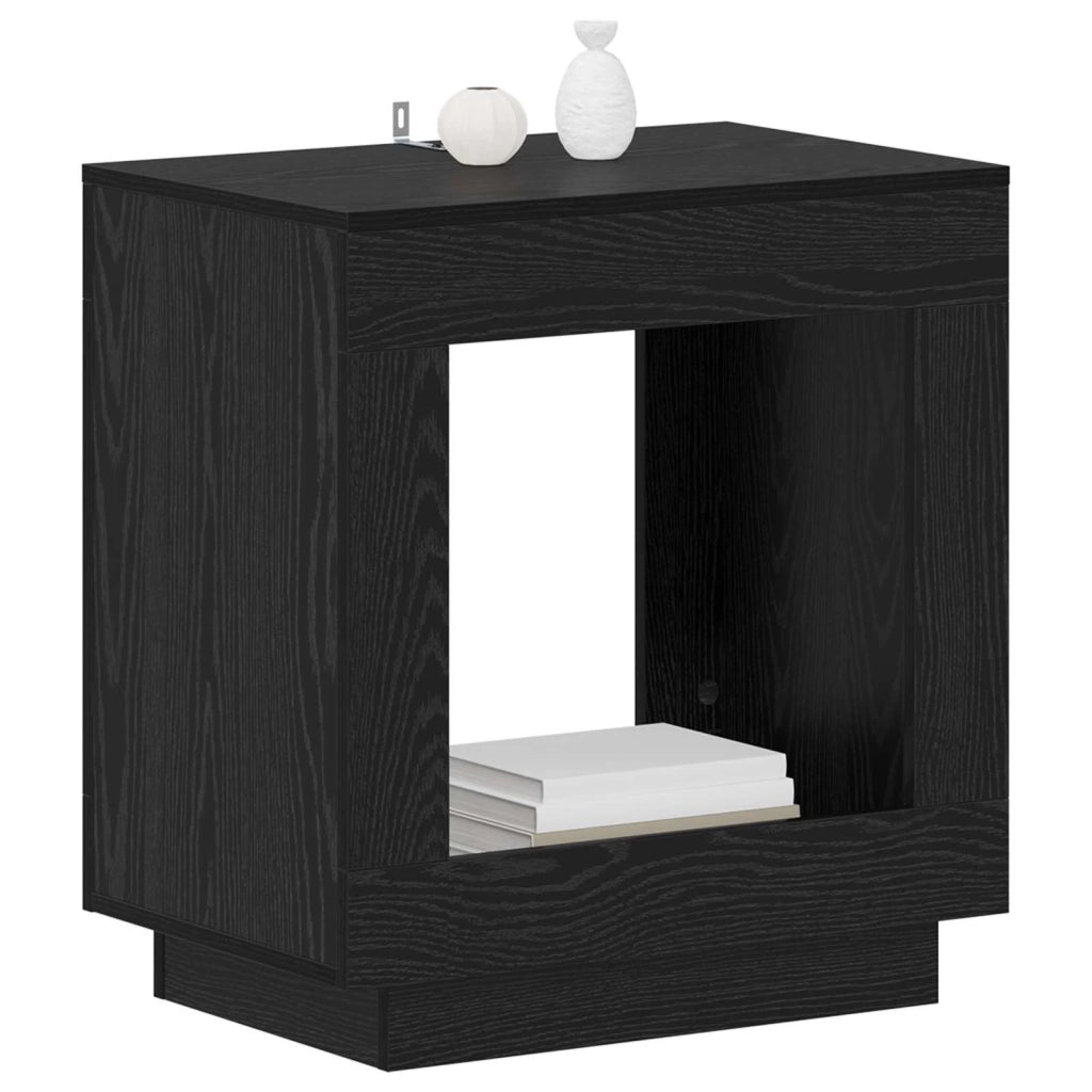 Tavolo laterale Rovere Nero 60 x 40 x 65 cm 899896