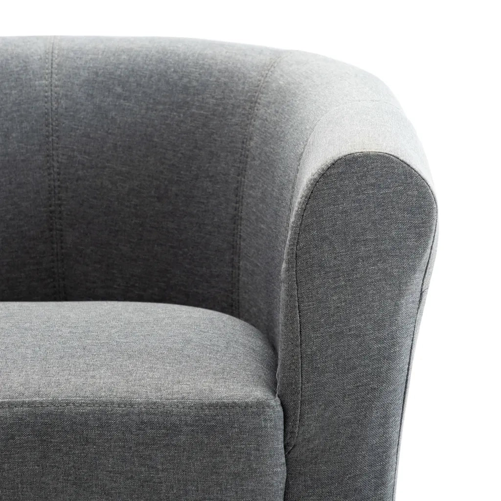 Poltrona Grigio Chiaro in Tessuto cod mxl 8500