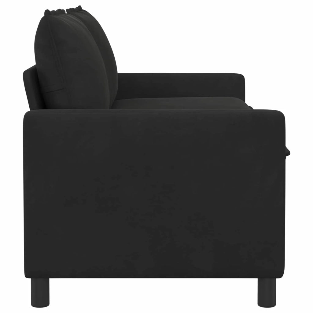 Divano Nero 156 x 81 x 87,5 cm Velluto