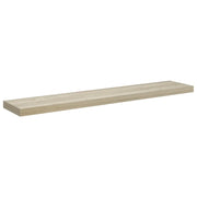 Scaffale a parete | Ripiano a parete | Mensola a parete Rovere 120x23,5x3,8 cm in MDF
