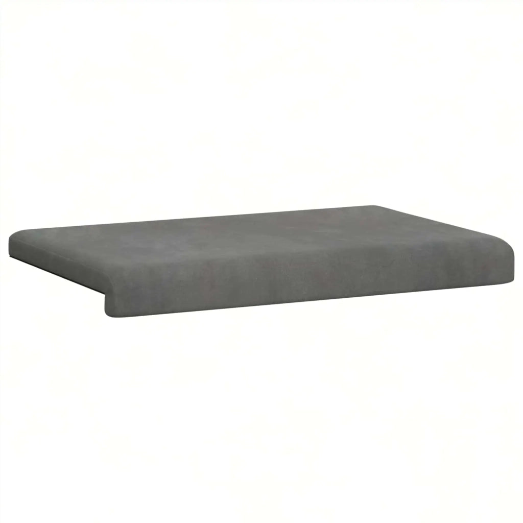 Cuscino per panchina Velluto (V) Grigio Scuro Profondità 35 cm 42043176