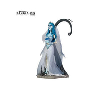 Abystyle abyfig114 corpse bride emily with blue bouquet and tree behin