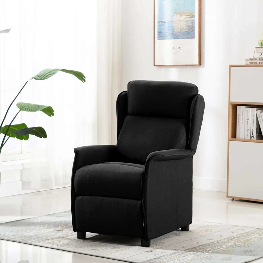 Poltrona | Sedia da massaggio Nero 93.5 x 67.5 x 101.5 cm Tessuto