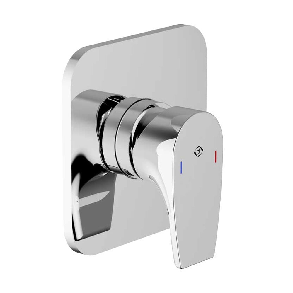 Set miscelatore lavabo bidet e doccia ad incasso cromo lucido con piletta - Zyra