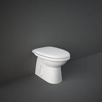 Kit Sanitari filomuro Karla Rak ceramics - Kit standard Karla (Bidet, vaso scarico muro, coprivaso in abs)