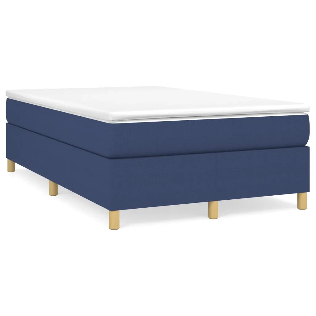 Struttura Letto a Rete a Molle Blu 120x200 cm in Tessuto 3120951