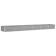Fioriera | Cassetta per fiori | Vaso Grigio chiaro 580 x 100 x 45 cm Acciaio zincato