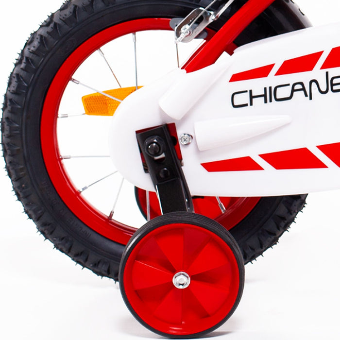 SCH CHICANE 12" bicicletta per bambini, bici bambino, adatta a bambini tra i 3 e i 5 anni, per altezza tra 85 e 105 cm, 