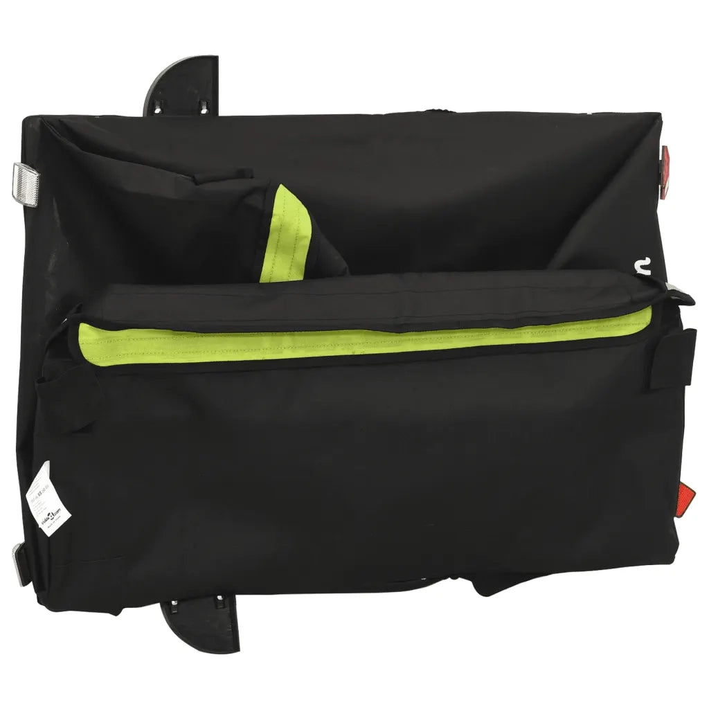 Rimorchio da Bici Nero e Verde 45 kg in Ferro CFW7069013