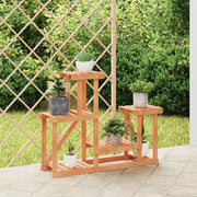 Portafiori-Supporto per Piante-Rastrelliera per Fiori 90x25x73,5 cm in Legno Massello di Abete 180129