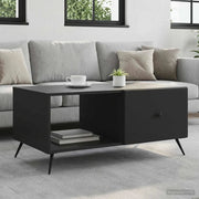 Tavolino da salotto Nero 90 x 50 x 40 cm Legno ingegnerizzato 895646