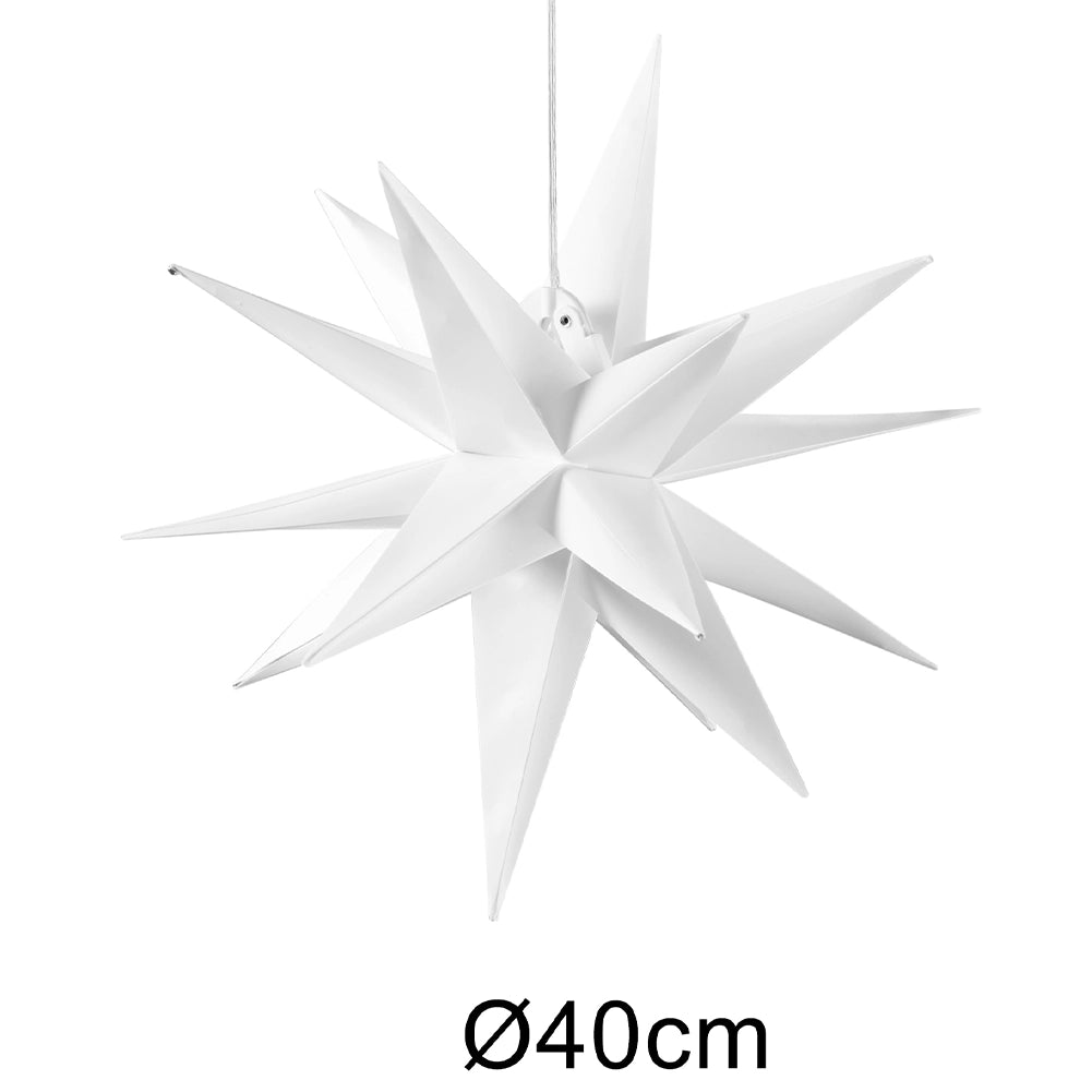 Stella Luminosa di Natale da Soffitto Decorazione Natalizia LED RGB 40cm con App