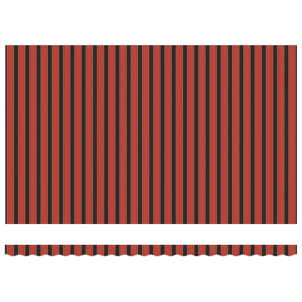 vidaXL Tenda Retrattile Arancione e Marrone 500 × 300 cm