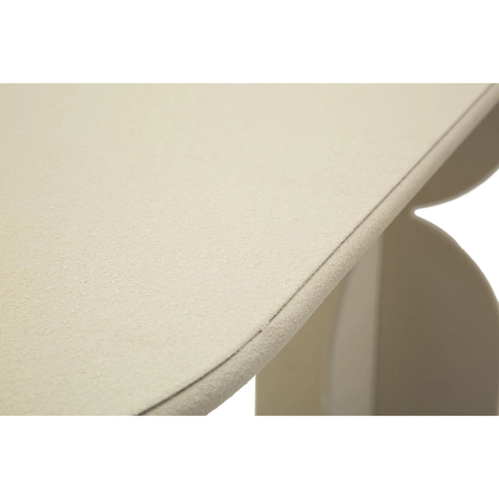 Console Dune in ferro color crema 120x40x75,5 cm