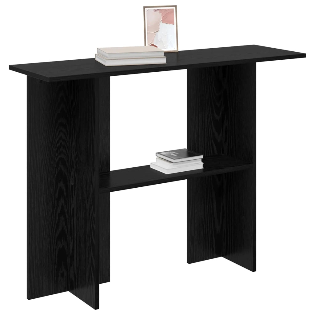 Tavolo consolle Rovere Nero 100 x 30 x 75 cm 8001176