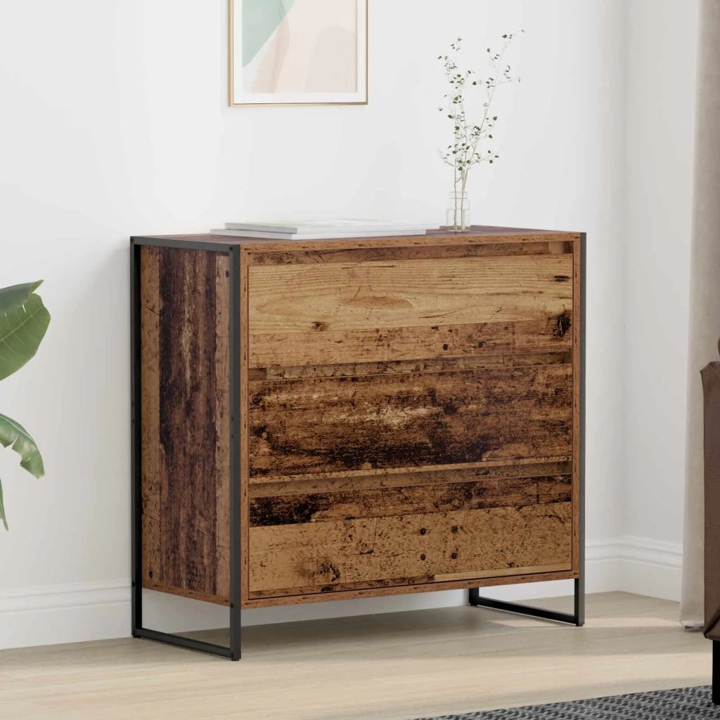 Credenza | Madia | Buffet da pranzo | Armadio da pranzo Legno vecchio 79 x 36 x 75.5 cm Legno multistrato