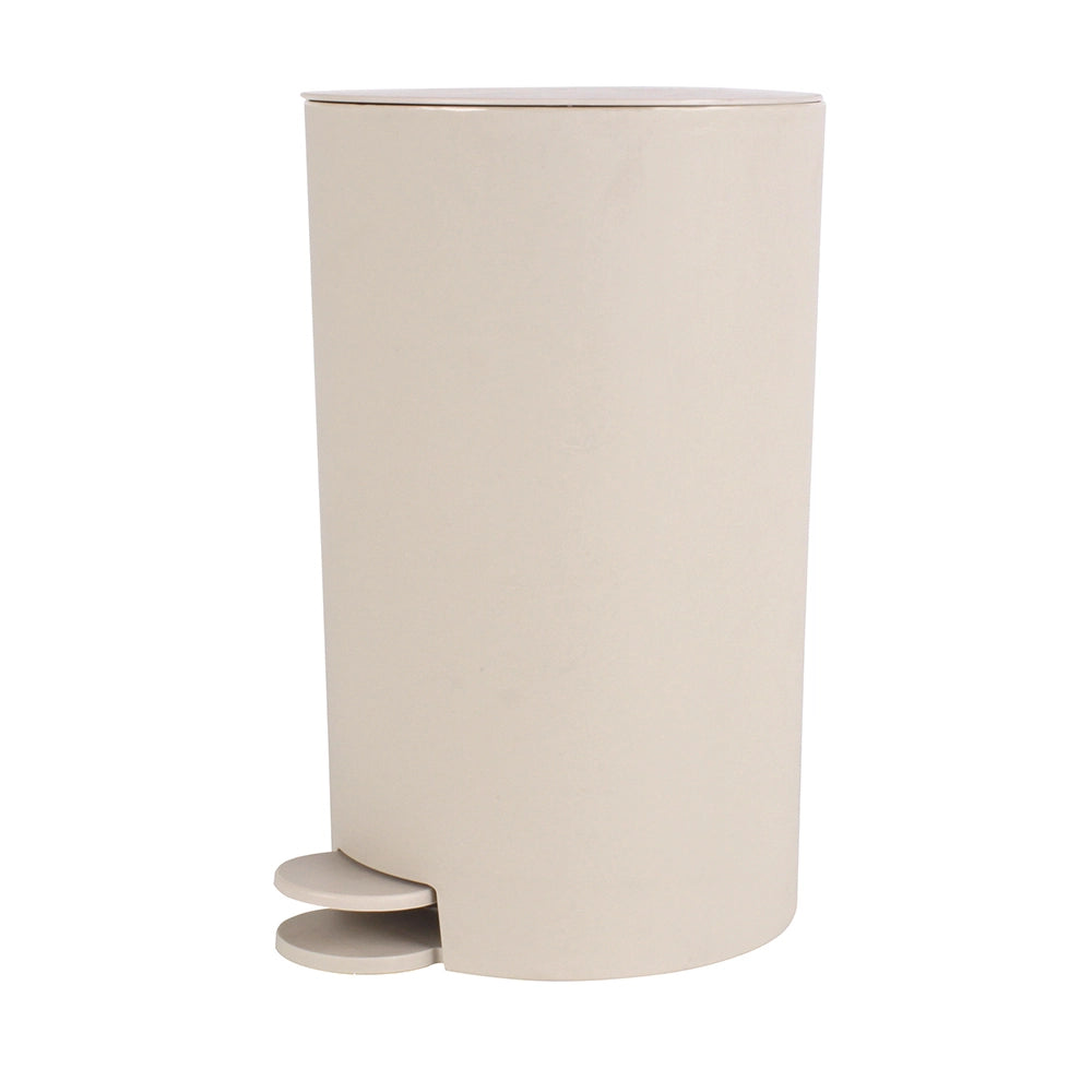 Pattumiera bagno 3 Lt beige con apertura a pedale Orbix
