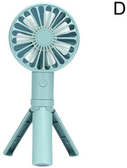 Ventilatore portatile per la faccia, 3 velocità, ricaricabile e pieghevole