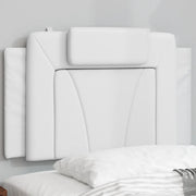 Cuscino Testiera-Cuscino per Testiera Viana Bianco 90 cm in Similpelle