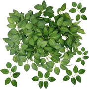 Decorazioni floreali artificiali - Foglie decorative - Sostenibili e facili da mantenere - Verde - Decorazioni per torte - Ideali per matrimoni