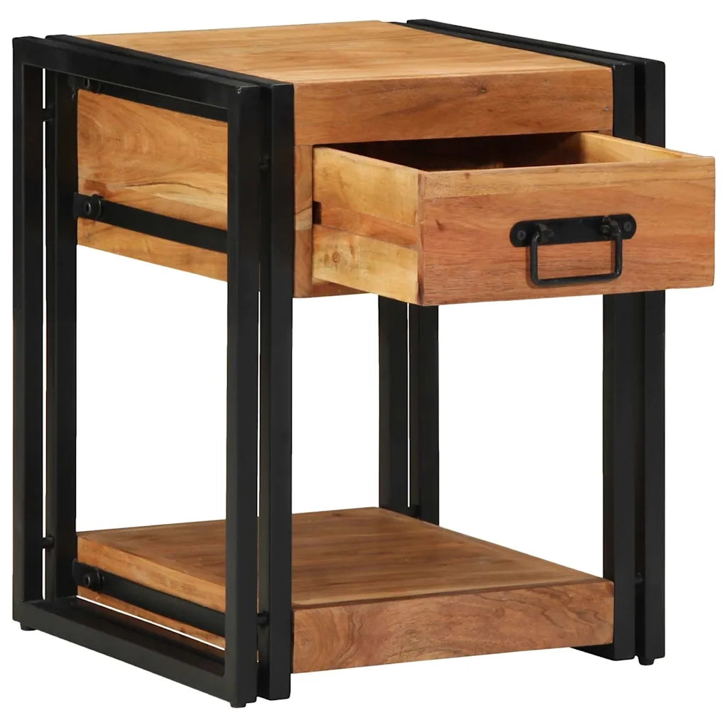 Armadio da Notte 2 pcs 40 x 40 x 50 cm Legno di Acacia Massello 4016705