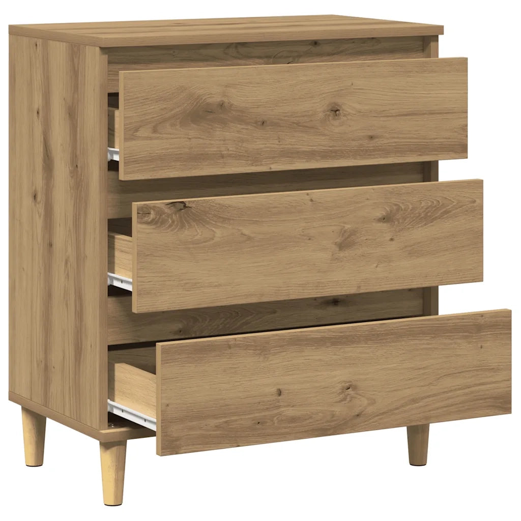 Credenza Rovere Artigianale 60x35x70 cm in Legno Multistrato 856481