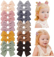 20 Set di Clip per Capelli Bambino - 2" Mini Clip Alligatore - Strumenti per Capelli Bambino per Capelli Fini e Code Pigiama