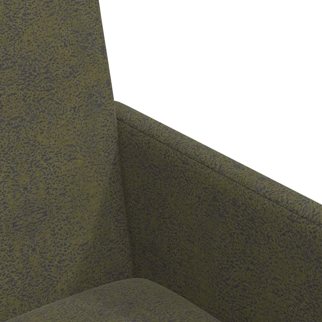 Sedie da Pranzo con Ruote 2 pcs Verde militare 57 x 66 x 94 cm 42017828
