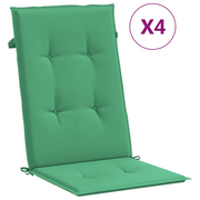 Cuscini per Sedie 4 pz | Cuscini per sedie Grigi 120x50x3 cm in Tessuto
