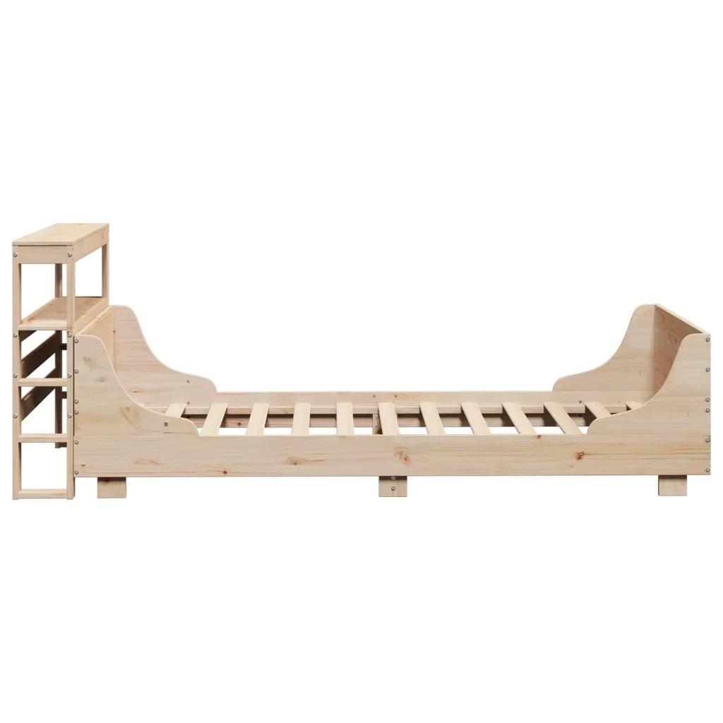 Letto senza Materasso 75x190 cm in Legno Massello Pino 3306483