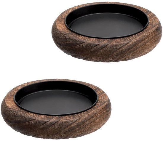 Supporto per candela in legno - Pannello per candele 2 pezzi - Standa per candele in legno - Sostegno per candele a raggio - Tavolo di lavoro in legno - Per candele fino a 8 cm di diametro