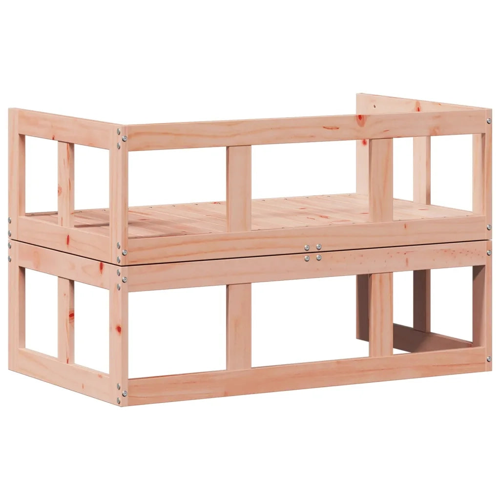 Panca Divano da Giardino Estensibile Legno Massello di Douglas 832613
