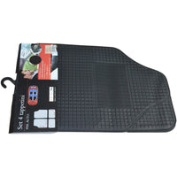 TAPPETI X AUTO GOMMA 4PZ NERO