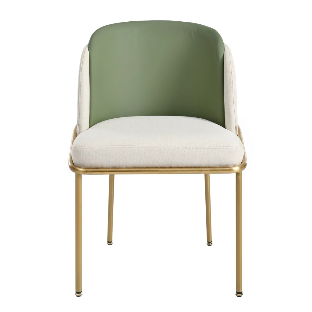 Sedia da pranzo 59.99x57.15x52.71 cm con piedini regolabili in metallo e legno beige