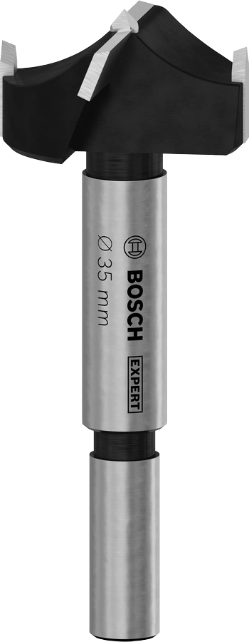 Bosch EXPERT Laminated Wood – Punta per cerniere legno 35 mm con tagliente in carburo per fori puliti