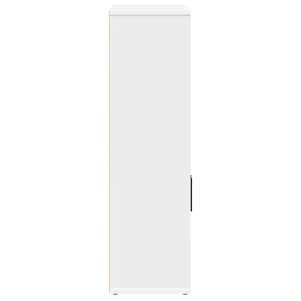 vidaXL Libreria Bianca 60x24x85 cm in Legno Multistrato
