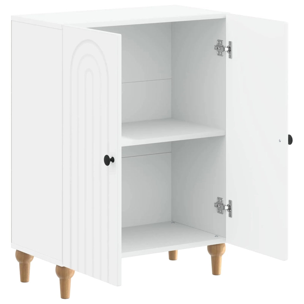 Mobiletto da Bagno ALKMAAR Bianco 59,5 x 31 x 80 cm 896175