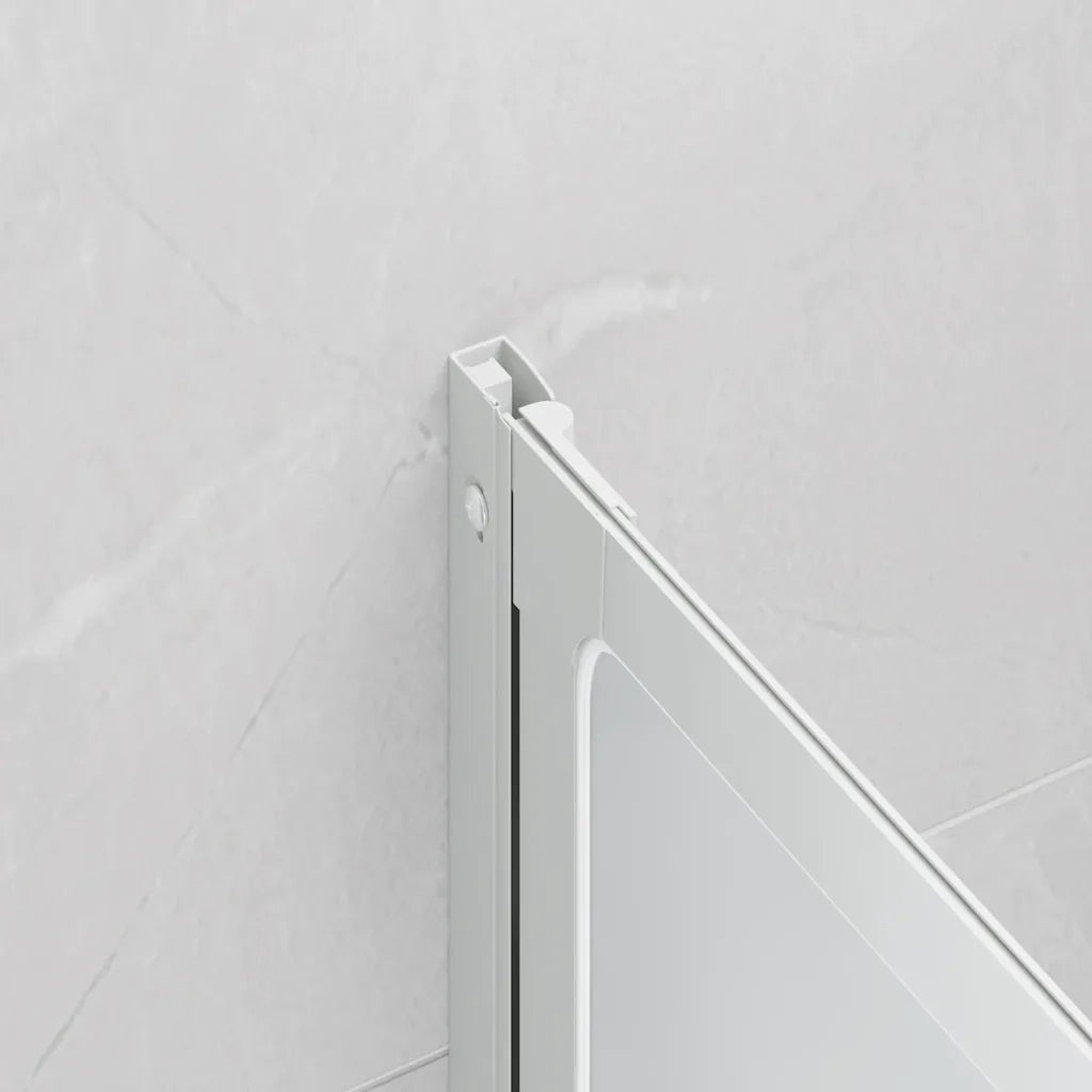 7 Pannelli pieghevoli con porta-asciugamano 140 x 168 cm doccia bagno 140786