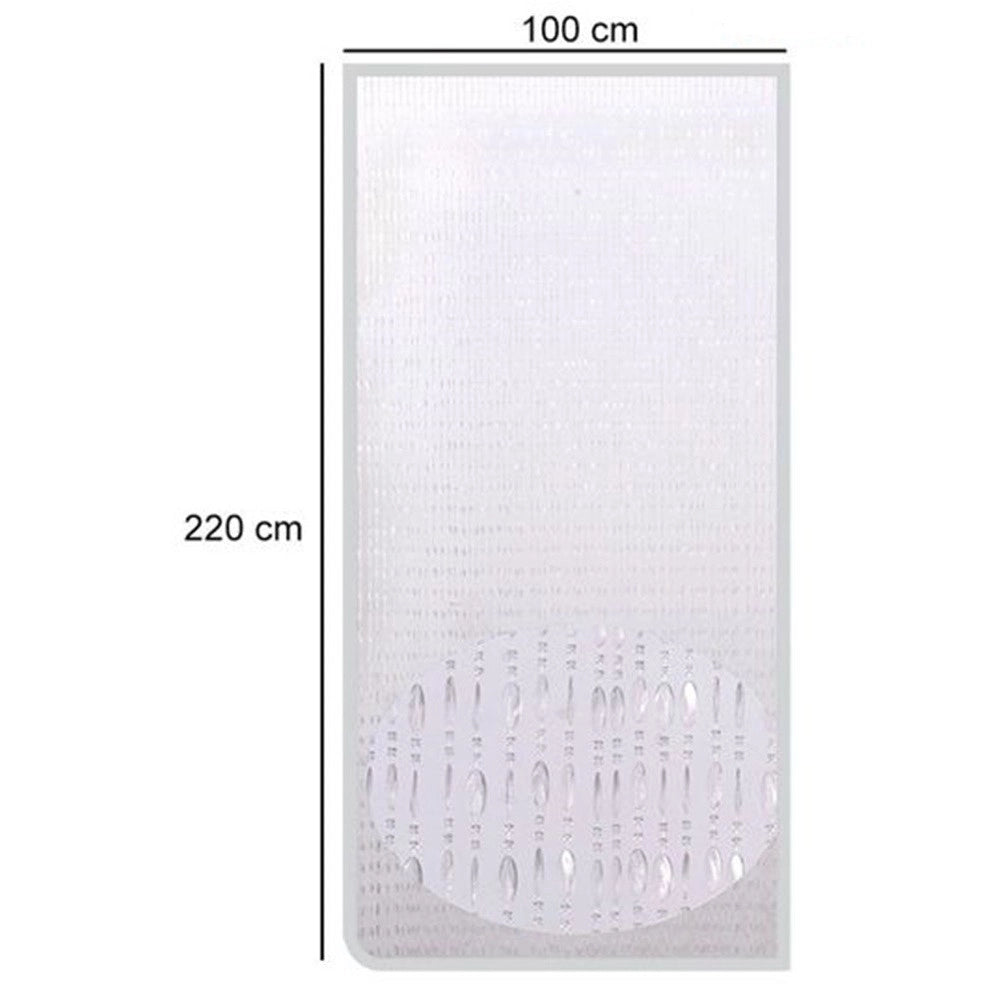 Trade Shop - Tenda Moschiera Antimosche Con Fili Perline Trasparente In Pvc 100x220cm Tpl52 017339 -